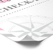 Party-Thema Reisen Karo-in-Willkommen Poster (Ecke)