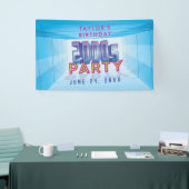 Party-Theme-Banner der 2000er Jahre Banner (Messeveranstaltung)