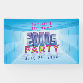 Party-Theme-Banner der 2000er Jahre Banner