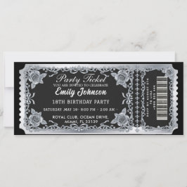 Party Ticket Invitation 2026 Einladung