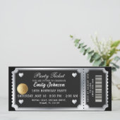 Party Ticket Invitation 2026 Einladung (Stehend Vorderseite)