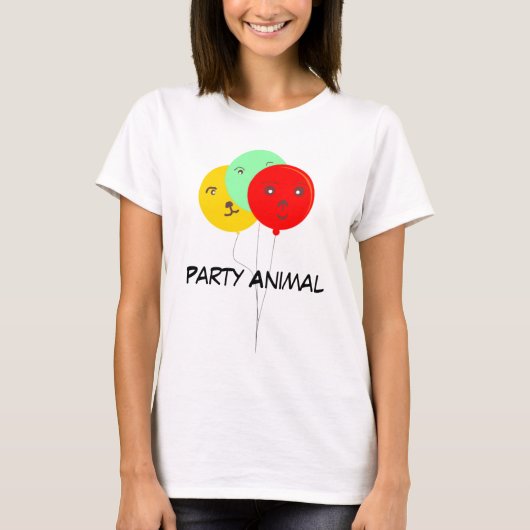 Party-Tier 3 BalloonsT Shirts (Vorderseite)