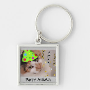 Party Tier/Calico Katze Schlüsselanhänger