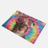 Party Tier - Lustiger Esel mit Sonnenbrille Fußmatte (Schrägansicht)