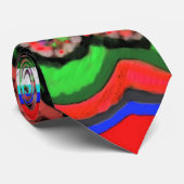 Party-Tier - roter Stier im hohen Geist Krawatte (Gerollt)