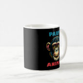 Party Tier Schimpanse Affe Ape Gorilla Kaffeetasse (VorderseiteRechts)