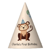 Party Tieraffe mit Ballons, Geburtstag