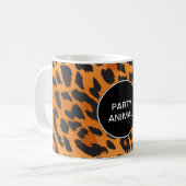 Party-Tierdruck-Kaffee-Tassen Kaffeetasse (Vorderseite Links)