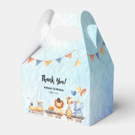 Party Tiere auf Zugkid Jungle Geburtstagsparty Geschenkschachtel