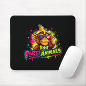 Party-Tiere Baseball-Trikot Mousepad (Mit Mouse)
