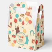 Party-Tiere Danke Geschenk Geschenkschachtel (Geöffnet)