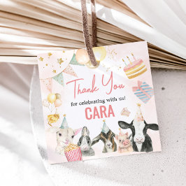 Party Tiere Geburtstagsparty Geschenkanhänger