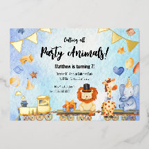 Party-Tiere Jungle Geburtstagsparty Gold