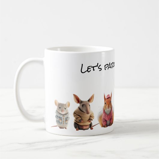 Party Tiere Kaffee Tasse (Links)