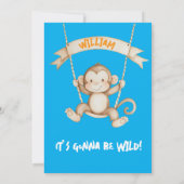 Party Tiere Kindergeburtstag Einladung (Rückseite)