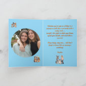 Party Tiere Niedlich Funny Foto Halloween Karten (Innenseite)