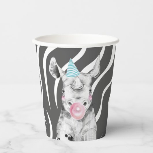 Party Tiere Party Cups | Party zum Geburtstag Pappbecher (Vorderseite)