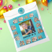 Party Tiere Thema zu Halloween Geburtstag Runder Aufkleber