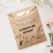 Party Tiere von Hand gezogene Doodle Kind Geburtst Geschenktütchen (Versiegelt)