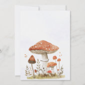 Party Tiere Waldland Kindergeburtstag Party Einladung (Rückseite)