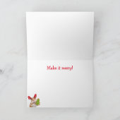 Party Tiere Weihnachten (Innenseite)