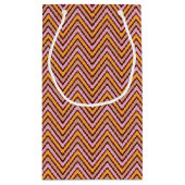 Party Tiere, Zickzack danke Ihnen für Tasche Kleine Geschenktüte (Rückseite)