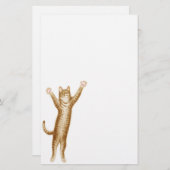 Party-Tierkatzen-Briefpapier Briefpapier (Vorne/Hinten)