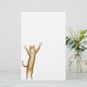Party-Tierkatzen-Briefpapier Briefpapier (Stehend Vorderseite)