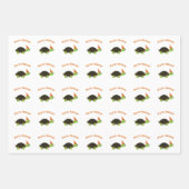 Party Tierschildkröte Geschenkpapier Set (Vorderseite 2)