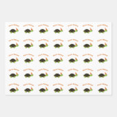 Party Tierschildkröte Geschenkpapier Set (Vorderseite)