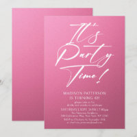 Party Time 40. Geburtstag Party Einfache Eleganz