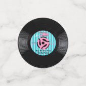 Party Time 45 RPM Record Konfetti (Klein Vorderseite)