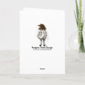 Party Time Appaloosa Pferd Karte (Rückseite)