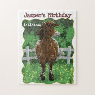 Party Time Appaloosa Pferd Puzzle