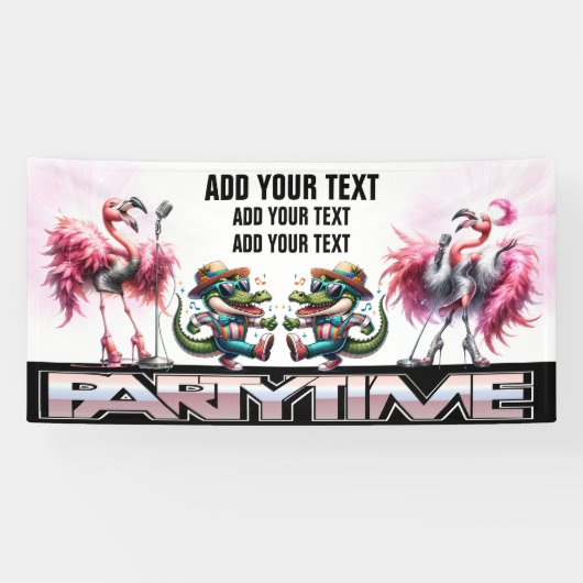 PARTY TIME BANNER (Horizontal)