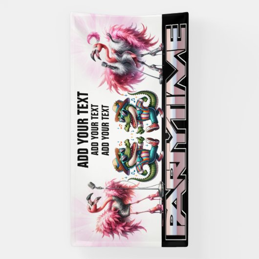 PARTY TIME BANNER (Vertikal)