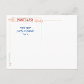 Party Time Bears Postkarte (Rückseite)