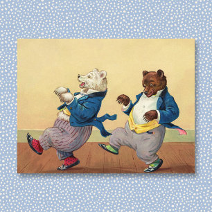 Party Time Bears Postkarte