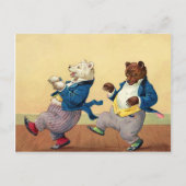 Party Time Bears Postkarte (Vorderseite)