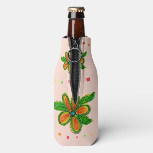 Party Time Beer Jacket Flaschenkühler (Flasche Rückseite)