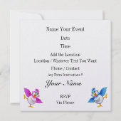 Party Time Bird - Kostenlos bei letzter Einladung (Rückseite)