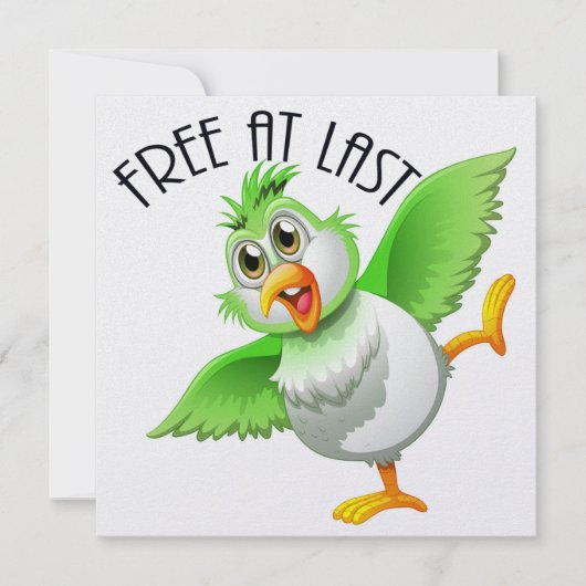 Party Time Bird - Kostenlos bei letzter Einladung (Vorderseite)