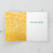 Party Time Boxer Dog BYOB bringen Ihren eigenen Kn Karte (Innenseite)