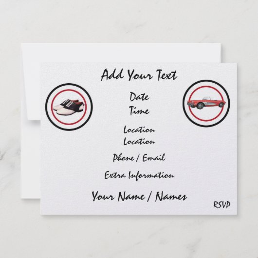 Party Time by SRF Einladung (Rückseite)