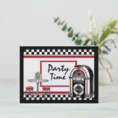 Party Time by SRF Einladung (Stehend Vorderseite)