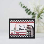 Party Time by SRF Einladung (Stehend Vorderseite)