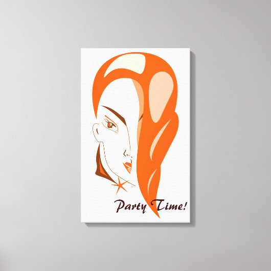 Party Time Canvas Print Leinwanddruck (Vorderseite)