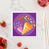 Party Time Celebration Party Napkins Serviette (Beispiel)