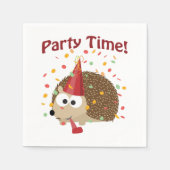 Party Time Confetti Hedgeho Serviette (Vorderseite)