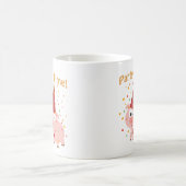 Party Time Confetti Pig Kaffeetasse (Mittel)